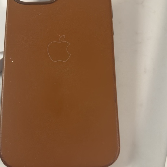 Apple Brown Leather slim iPhone Case Camera Protection iPhone 12 Pro Max - Picture 4 of 7